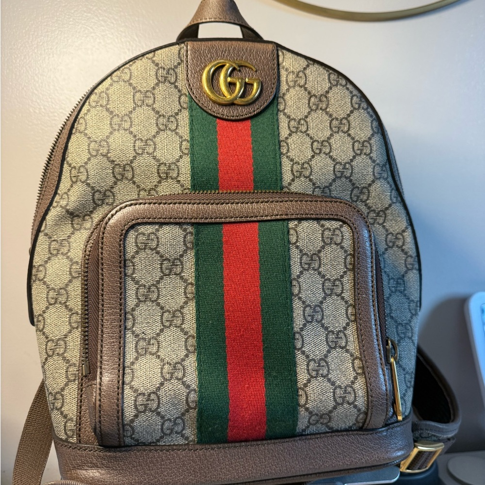 Gucci Ophidia small GG Supreme Backpack